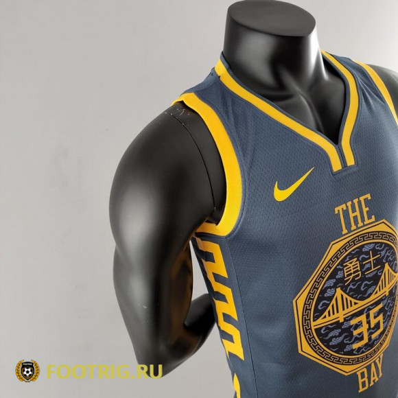 Майка Durant №35 Golden State Warriors сезон 2021-2022 цвет серый