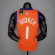 Майка Booker №1 Phoenix Suns сезон 2021-2022 цвет оранжевый