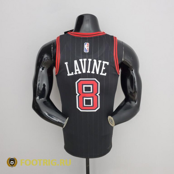 Майка Lavine №8 Chicago Bulls сезон 2021-2022 цвет черный LAC-35