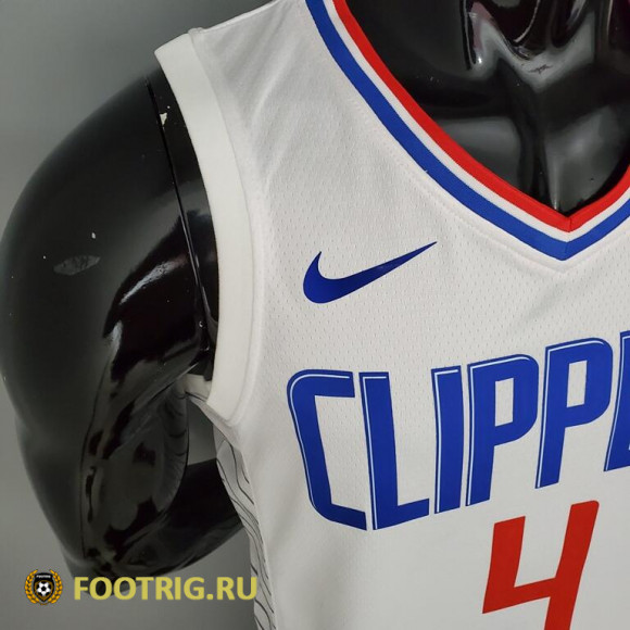 Майка Rondo №4 Los Angeles Clippers сезон 2021-2022 цвет белый Майка Rondo №4 Los Angeles Clippers сезон 2021-2022 цвет белый