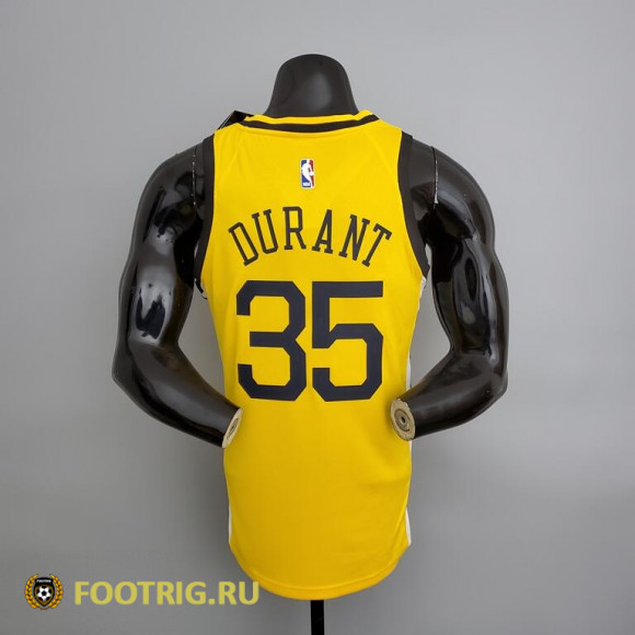 Майка Durant №35 Golden State Warriors сезон 2021-2022 цвет желтый Майка Durant №35 Golden State Warriors сезон 2021-2022 цвет желтый
