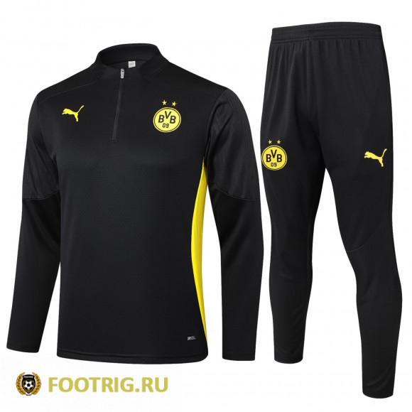 Детский тренировочный костюм Боруссия Дортмунд 24-25 NAQ-0O черный