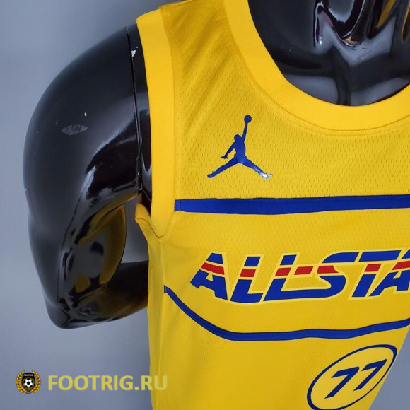 Майка Doncic №77 All Stars сезон 2021 цвет желтый Майка Doncic №77 All Stars сезон 2021 цвет желтый