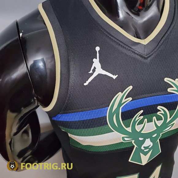 Майка Antetokounmpo №34 Milwaukee Bucks сезон 2021-2022 цвет черный OUN-37 Майка Antetokounmpo №34 Milwaukee Bucks сезон 2021-2022 цвет черный OUN-37