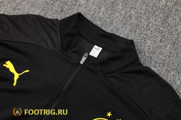 Тренировочный костюм Боруссия Дортмунд 24-25 H65-DA черный Тренировочный костюм Боруссия Дортмунд 24-25 H65-DA черный