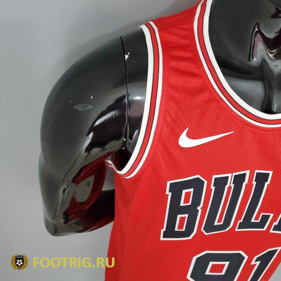 Майка Rodman №91 Chicago Bulls сезон 2021-2022 цвет красный Майка Rodman №91 Chicago Bulls сезон 2021-2022 цвет красный