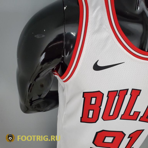 Майка Rodman №91 Chicago Bulls сезон 2021-2022 цвет белый