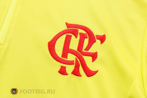 Фламенго 2022-2023 тренировочный костюм GG-33 желтого цвета