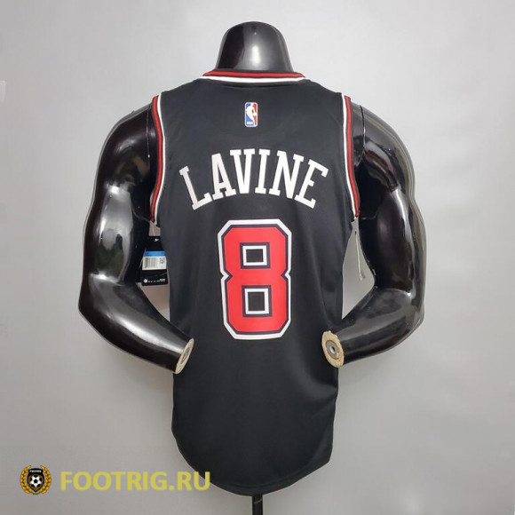 Майка Lavine №8 Chicago Bulls сезон 2021-2022 цвет черный