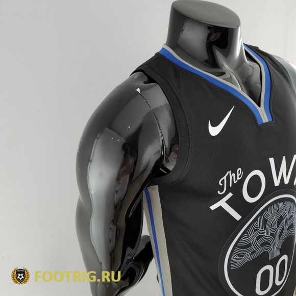 Майка Kuminga №0 Golden State Warriors сезон 2021-2022 цвет черный MIN-37