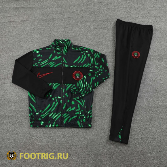 Спортивный костюм сборная Нигерии 24-25 черный Z8-A Спортивный костюм сборная Нигерии 24-25 черный Z8-A
